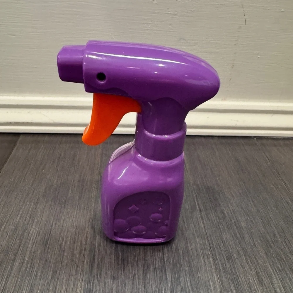 Purple and Orange Kids Toy Spray Bottle for Pretend Play- Does not Spray
